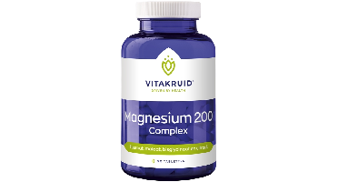Vitakruid Magnesium 200 Complex Tauraat Malaat Bisglycinaat 90
