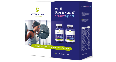 Vitakruid Multi Dag & Nacht Vrouw Sport 100% Vegan 2 x 90
