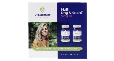 Vitakruid Multi Dag & Nacht Vrouw 100% Vegan 2 x 30