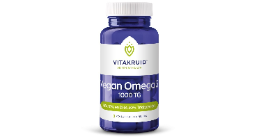 Vitakruid Vegan Omega 3 1000 Tryglyceriden Softgels