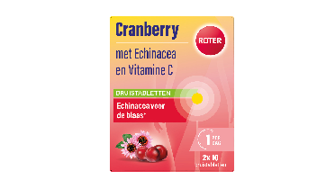 Roter Cranberry Bruistabletten
