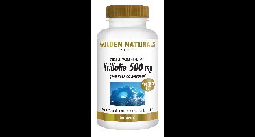 Golden Naturals Krillolie 500mg Capsules