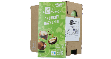 iChoc Crunchy Hazelnut Melkchocoladereep