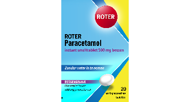 Roter Paracetamol Instant Smelttabletten 500mg