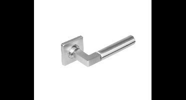 Intersteel Deurkruk Bau-Stil op vierkant rozet - RVS