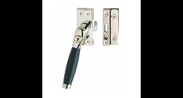 Intersteel Raamsluiting links Ton 222 SKG1 afsluitbaar - nikkel glans/ebbenhout