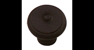 Intersteel Meubelknop ø30mm - smeedijzer zwart