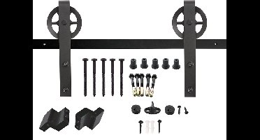 Intersteel Schuifdeursysteem Wheel - mat zwart