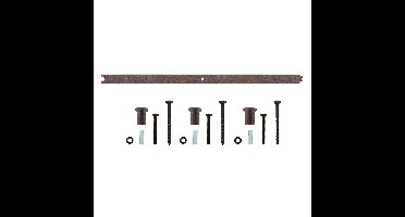 Intersteel Tussenrail 90cm tbv schuifdeursysteem - antiek