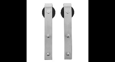 Intersteel Set van 2 rollers tbv schuifdeursysteem - RVS
