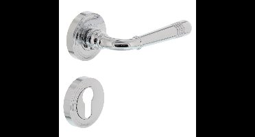 Intersteel Deurkruk Helena op rozet met profielcilinderrozetten - chroom