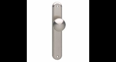 Intersteel Knop op blind schild nikkel mat
