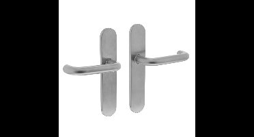 Intersteel Deurkruk Rond op schild blind - RVS