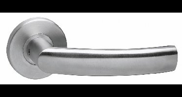 Intersteel Deurkruk Blok op rozet - RVS