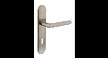 Intersteel Deurkruk Jura hoek 90° op schild sleutelgat 72mm EN1906/4 - RVS