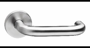 Intersteel Deurkruk Rond op rozet - RVS