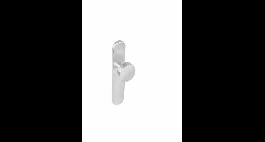 Intersteel Knop op blind langschild - RVS