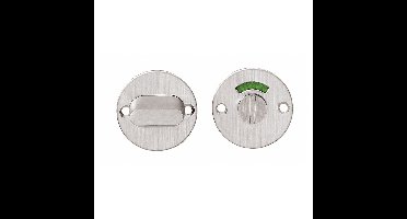 Intersteel Rozet met toilet-/badkamersluiting plat 50x2mm - RVS