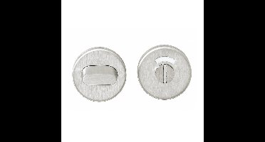 Intersteel Rozet met toilet-/badkamersluiting 5mm verdekt 53x10mm - RVS