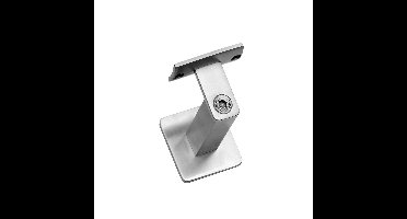 Intersteel Leuninghouder zwaar vierkant vlak zadel - RVS