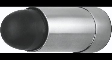 Intersteel Deurstop wandmontage afgerond ø34x79mm - RVS