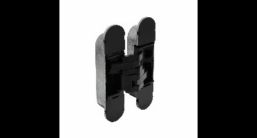 Intersteel Deurscharnier onzichtbaar 130x30mm zamak - zwart