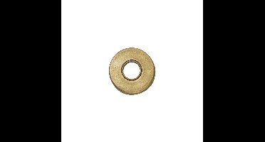 Intersteel Rozet verdekt 49x7mm - messing getrommeld