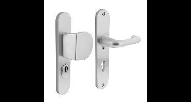 Intersteel Veiligheidsbeslag SKG3 greep/kruk PC72mm met kerntrekbeveiliging - aluminium