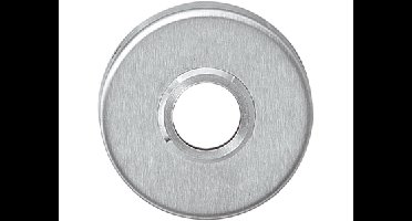 Intersteel Rozet verdekt met metaal 53x10mm - RVS