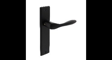 Intersteel Deurkruk Banaan op blind schild - mat zwart