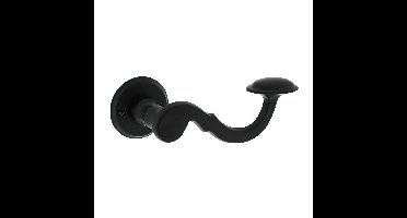 Intersteel Deurkruk Posthoorn op rozet - mat zwart
