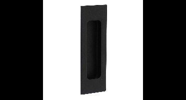 Intersteel Schuifdeurkom rechthoek 120x40mm blind - mat zwart