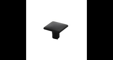 Intersteel Meubelknop vierkant vlak 26x26mm - mat zwart