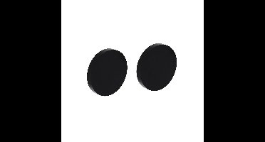 Intersteel Afdekrozet - aluminium/zwart