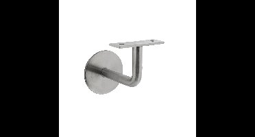Intersteel Leuninghouder gebogen vlak zadel - RVS