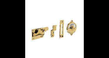 Intersteel WC-overslag vlak vrij/bezet - messing ongelakt