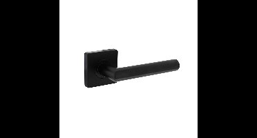 Intersteel Deurkruk Bastian op vierkant rozet - mat zwart