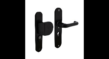 Intersteel Veiligheidsbeslag SKG3 greep/kruk PC55mm met kerntrekbeveiliging - aluminium/zwart