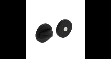 Intersteel Toilet-/badkamersluiting 50x7mm - aluminium/mat zwart