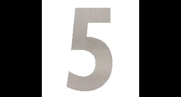 Intersteel XXL huiscijfer 50 cm hoog - RVS