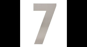 Intersteel XXL huiscijfer 50 cm hoog - RVS