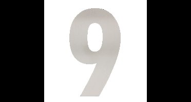 Intersteel XXL huiscijfer 50 cm hoog - RVS