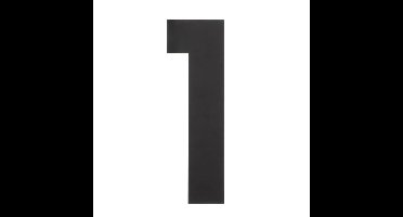 Intersteel XL huiscijfer 30 cm hoog - mat zwart