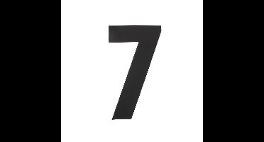 Intersteel XL huiscijfer 30 cm hoog - mat zwart