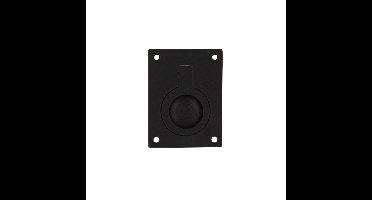 Intersteel Luikring rechthoekig 50x39mm - mat zwart