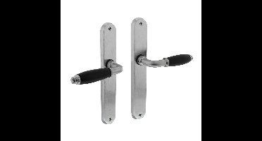 Intersteel Deurkruk Courgette op ovaal blind schild - mat chroom