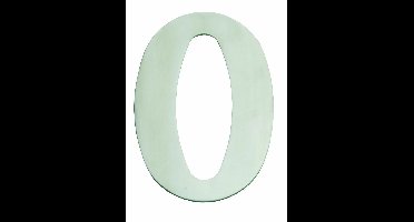 Intersteel Huiscijfer breed model 150x2mm - RVS