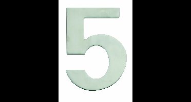 Intersteel Huiscijfer breed model 150x2mm - RVS