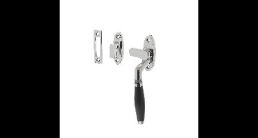 Intersteel Raamsluiting rechts Ton - chroom/ebbenhout