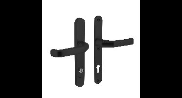 Intersteel Veiligheidsbeslag SKG3 smal kruk/kruk PC92mm kerntrekbeveiliging - aluminium/zwart